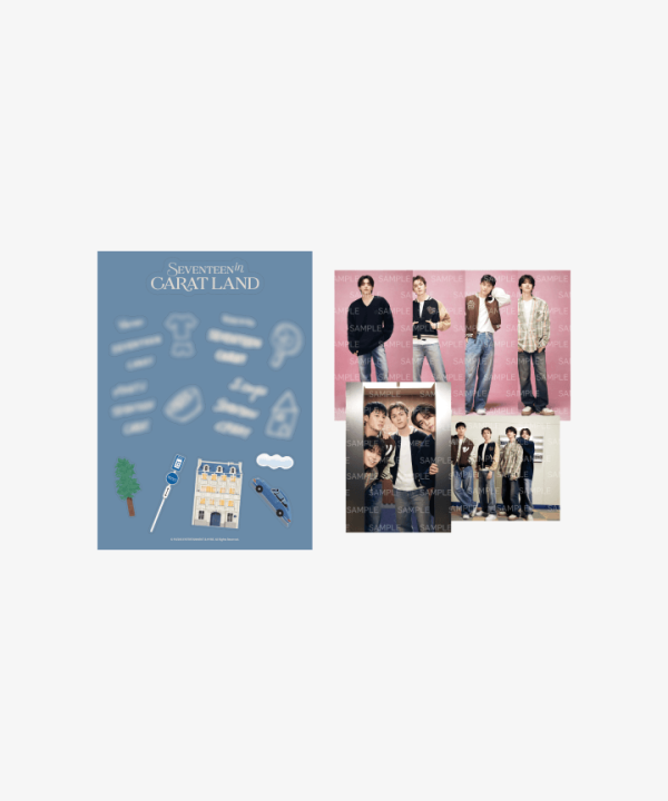 SEVENTEEN - SEVENTEEN IN CARAT LAND 8TH FAN MEETING OFFICIAL MD STICKER SET Online Sale - Image 2