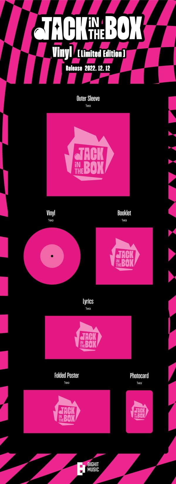 J-HOPE - 1ST SINGLE ALBUM JACK IN THE BOX VINYL (LIMITED EDITION) Online Sale - Image 2