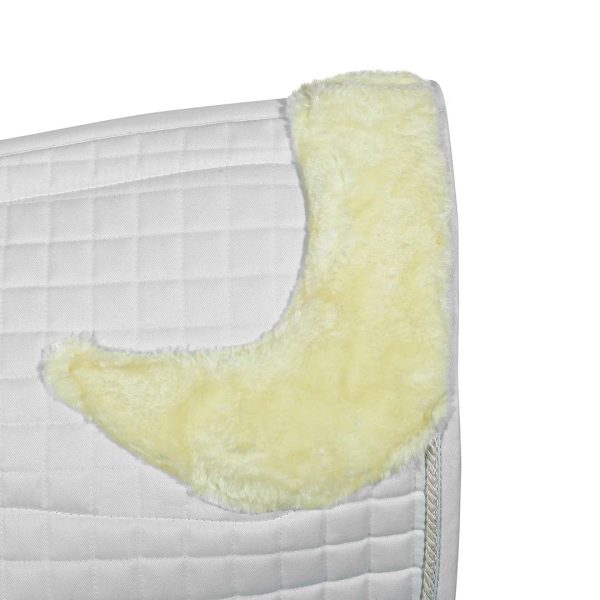 Equine Couture Regal Saddle Pad with White Sherpa Fleece and CoolMax lining For Sale - Image 4