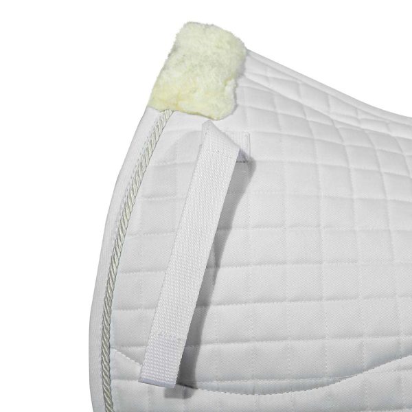 Equine Couture Regal Saddle Pad with White Sherpa Fleece and CoolMax lining For Sale - Image 3