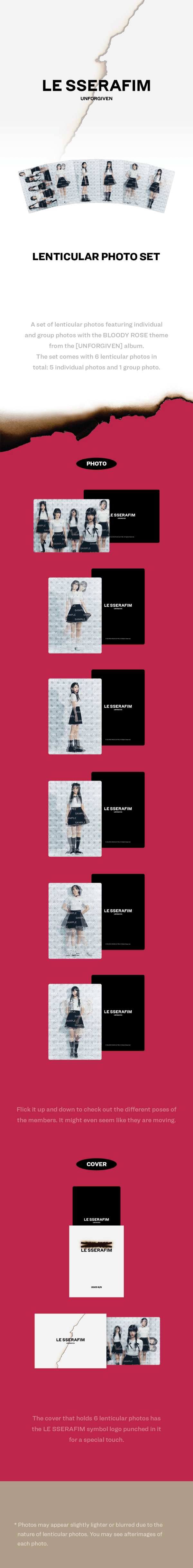 LE SSERAFIM - UNFORGIVEN OFFICIAL MD For Sale - Image 3