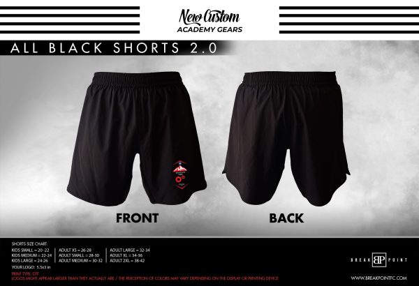 Amag Colorado All Black Custom Shorts 2.0 #1222 B For Discount