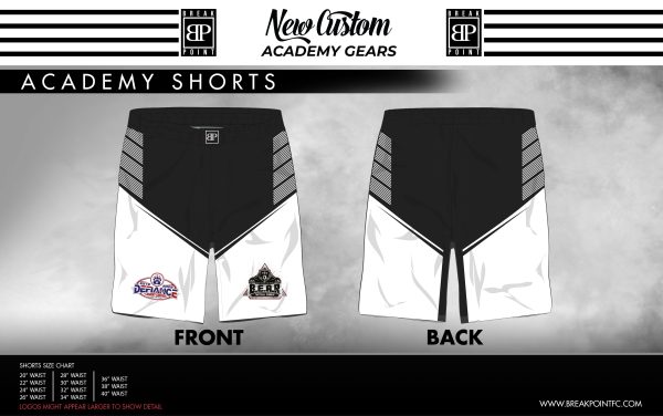 Defiance Martial Arts Academy Shorts #1132 C Sale