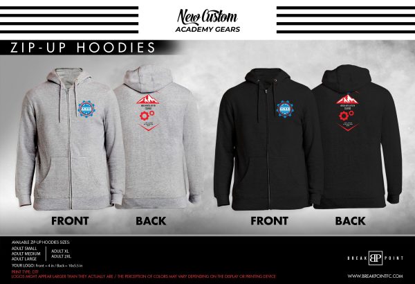 Amag Colorado Academy Zip-Up Hoodie #1222 B For Cheap