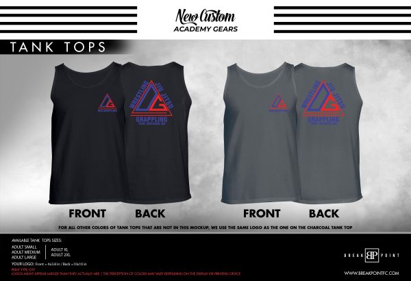 DNG Grappling Academy Tank Tops #1335 A Online
