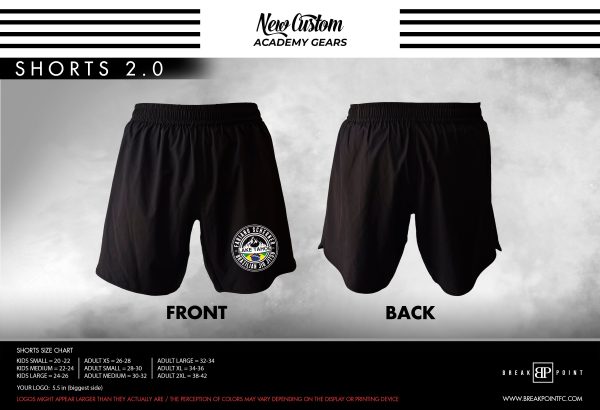 Fabiano Scherner BJJ Lake Tahoe All Black Custom Shorts 2.0 #450 Online