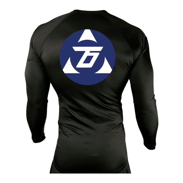 Tom DeBlass All Black Custom Rash Guards Long Sleeve #8003 Supply - Image 3