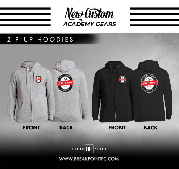 JG Academy Brentwood Academy Zip-Up Hoodies #1240 B Online Sale