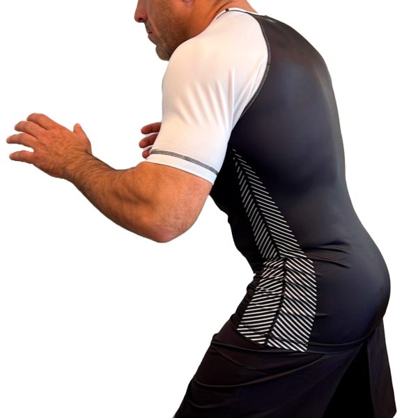 JAO Martial Arts Academy All Black Ranked KIDS Short Sleeve Rash Guards #737 A Cheap - Image 3